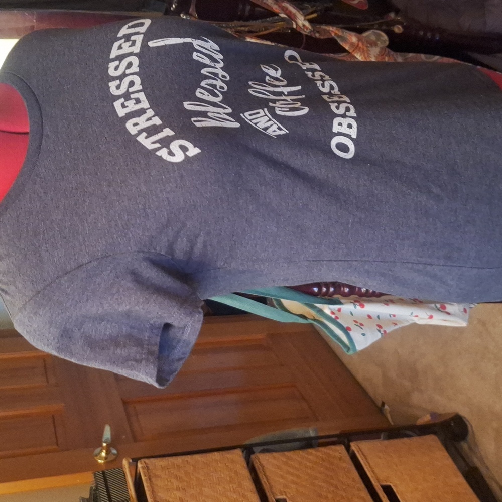 Anvil Dark Gray Ring Spun Tee Size SP - Picture 5 of 8
